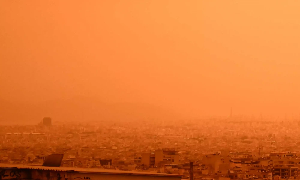 Έρχονται ξανά οι λασποβροχές και η αφρικανική σκόνη – Στους 22 βαθμούς Κελσίου η θερμοκρασία έως την Πέμπτη